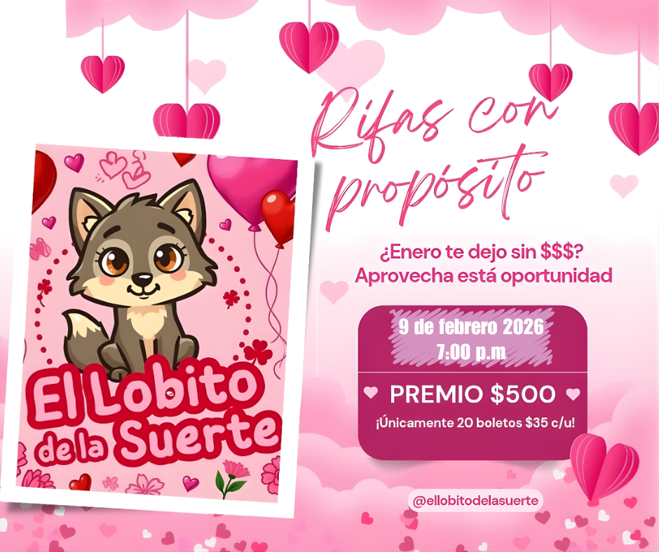 RIFA SAN VALENTÍN 